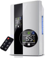 Yesop Desumidificador De Ar Ambiente Eletrico Antimofo 2000ml Portátil E Bivolt 110/220v Operação Controle Remota - Imagem 3