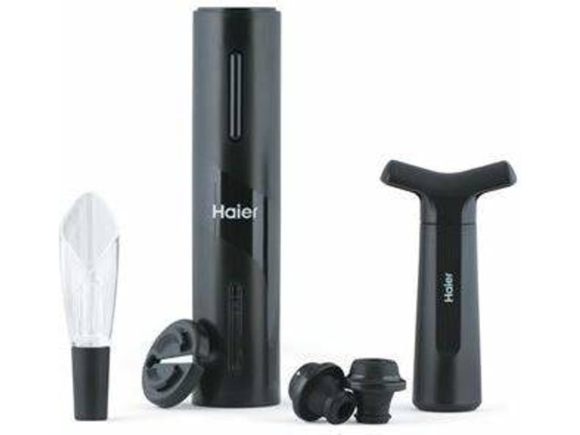 55a1f7820c0feb94d37ec63bb6120d4dd1c145a8.jpg Saca-Rolha Elétrico HAIER HAWUKIT06 (6 em1) - Imagem 1
