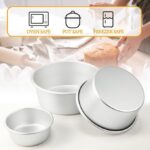 12 Peças set Alumínio Round Cake Pans Bakeware Sets com 4 polegadas, 6 polegadas, 8 polegadas, 9 polegadas, 10 polegadas - Imagem 2