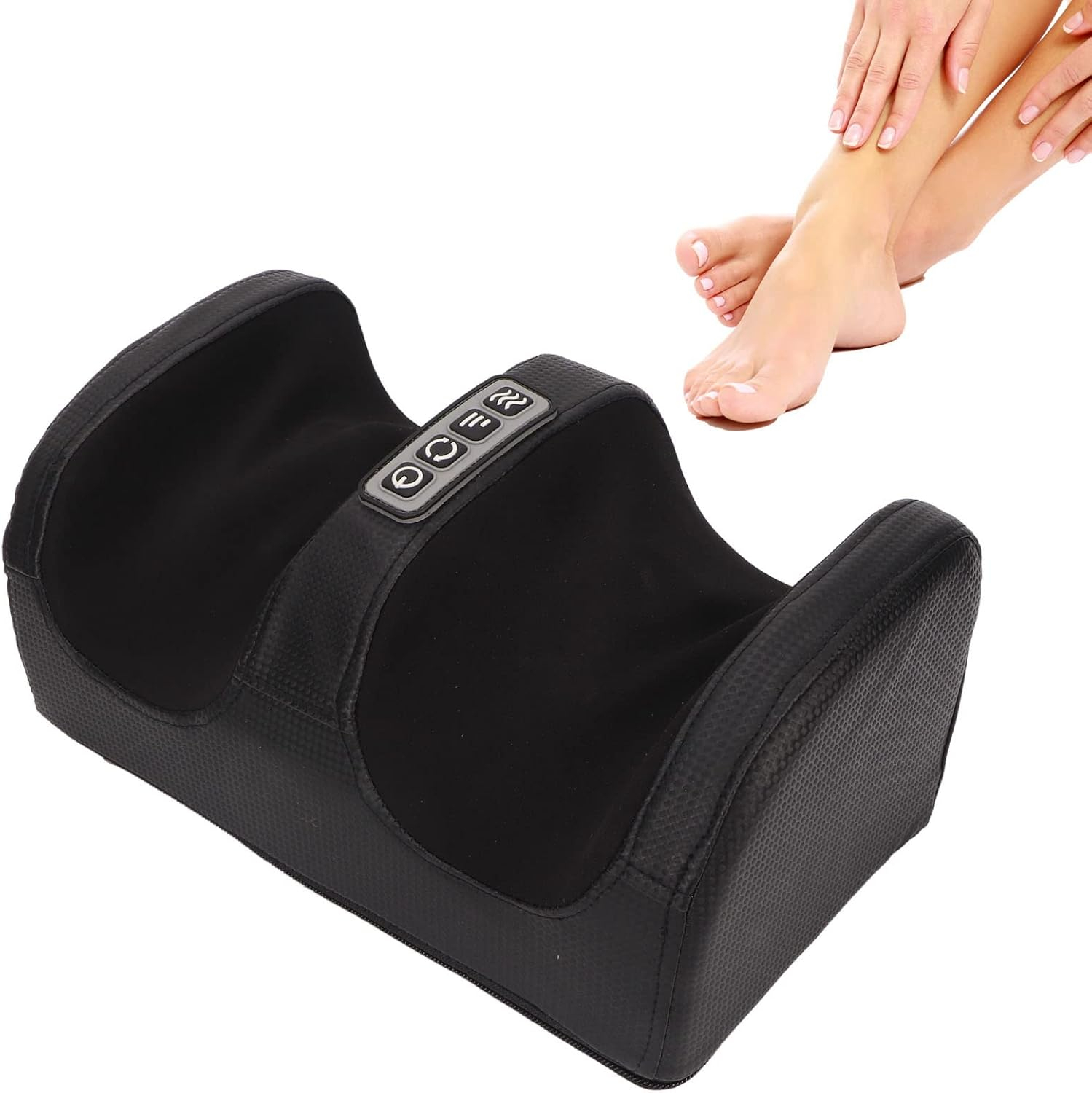 61QXVWpTMhL._AC_SL1500_.jpg Massageador de pés, máquina massageadora de pés Shiatsu Deep Tissue Heat HEA - Imagem 1