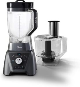 Oster Combo de liquidificador e processador de alimentos com 3 configurações para smoothies, shakes e picar alimentos - Imagem 7