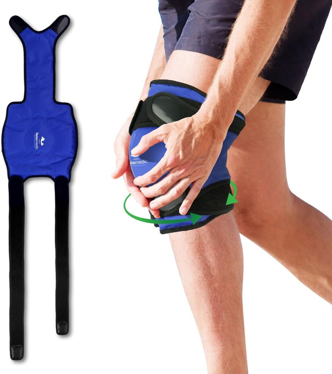 61hSzK-j5DL._AC_SL1200_.jpg Bolsa Térmica Gel Full Joelho - Imagem 1