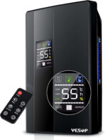Yesop Desumidificador De Ar Ambiente Eletrico Antimofo 2000ml Portátil E Bivolt 110/220v Operação Controle Remota