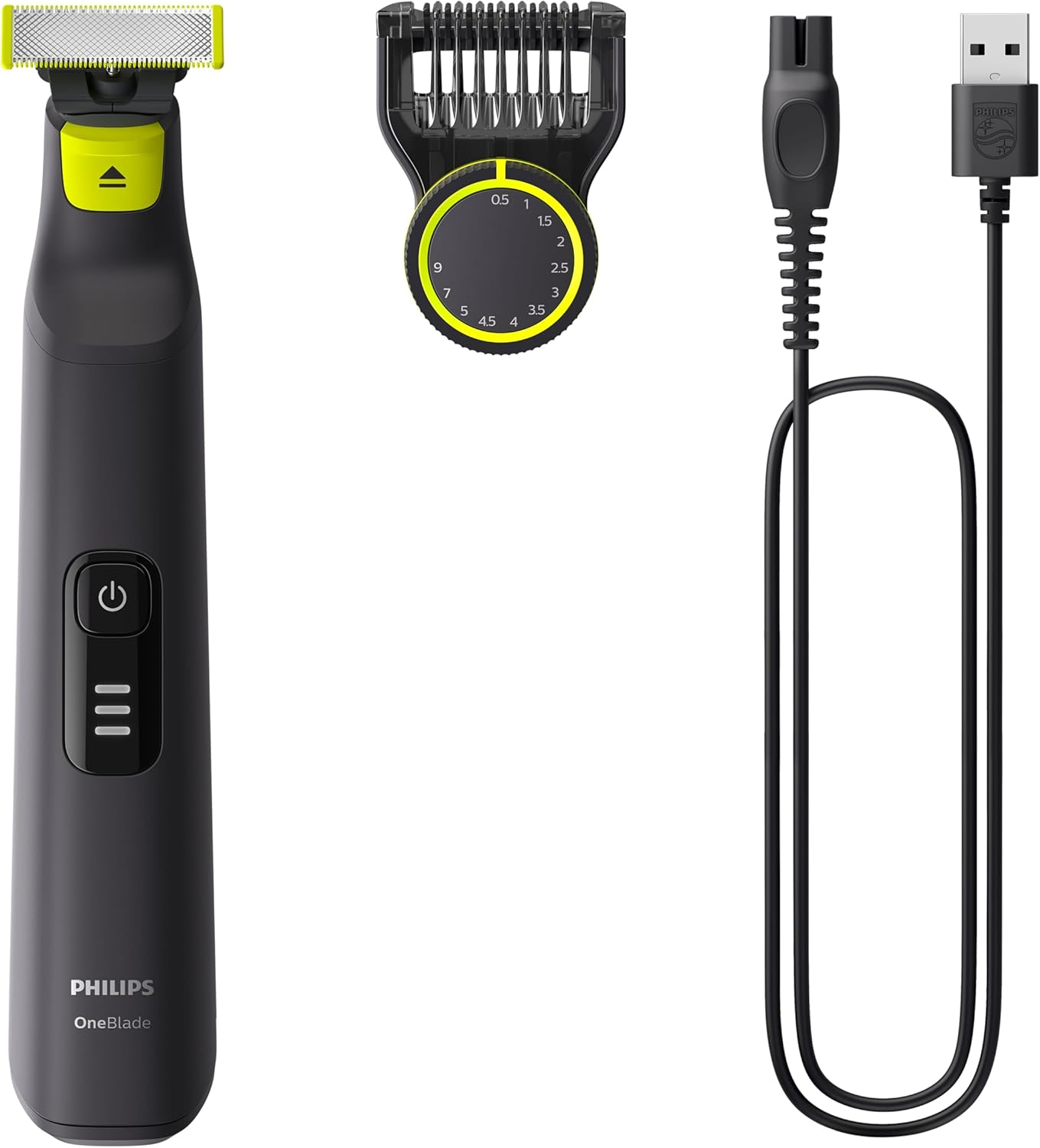 71xTEkjINcL._AC_SL1500_.jpg Aparador e Raspador de Pelos Pro com 12 Ajustes de Corte QP6532/10 À prova d’água - Bivolt - Imagem 1