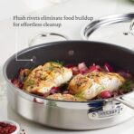 Hestan - Coleção ProBond Conjunto profissional de panelas antiaderentes TITUM de aço inoxidável - Imagem 8