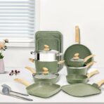 Conjunto de 17 panelas e frigideiras antiaderentes - Imagem 7