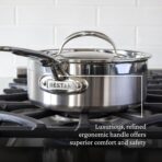 Hestan - Coleção ProBond Conjunto profissional de panelas antiaderentes TITUM de aço inoxidável - Imagem 11