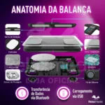 Balança Digital de Bioimpedância BodyScan Pro - Imagem 4
