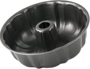 Forma Antiaderente de Pudim e Bolo com Furo Central Tipo Bundt